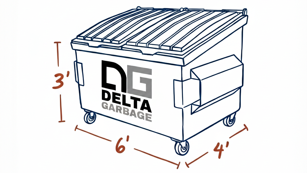 2 yard frontload dumpster